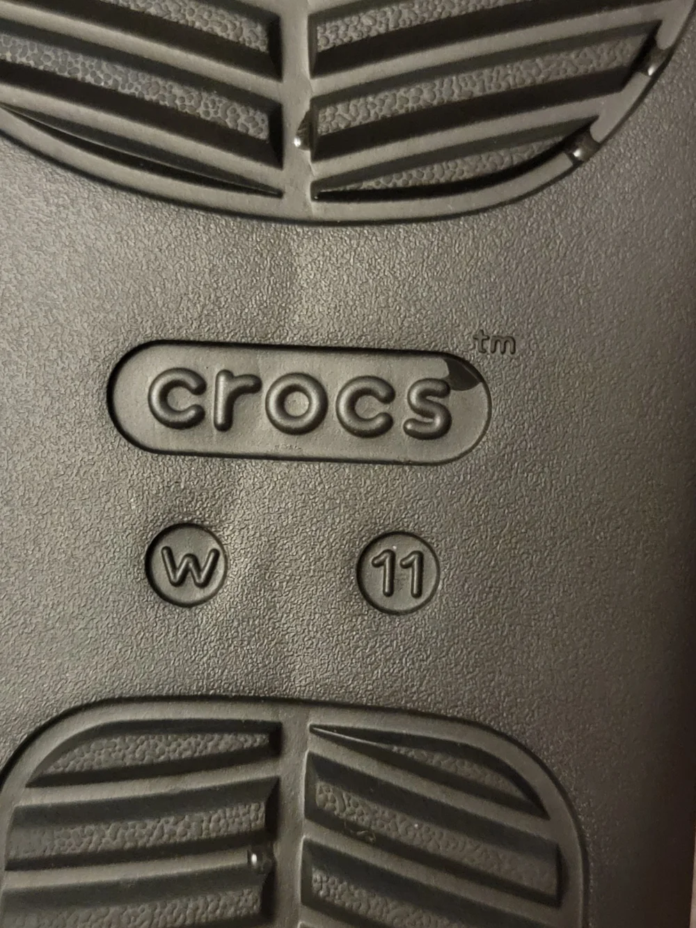 CROCS Men's Black Dual-Strap Slide Sandals